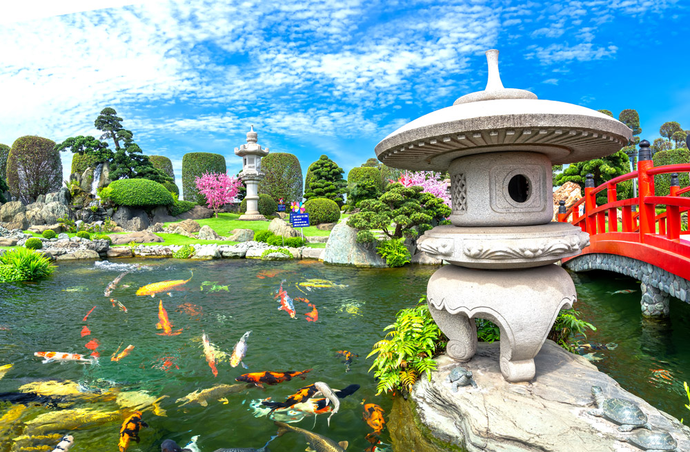Kinh nghiệm cách tham quan Hồ cá Koi RinRin Park Hóc Môn, Công viên Đá Nhật  Bản | SGL Vietnam