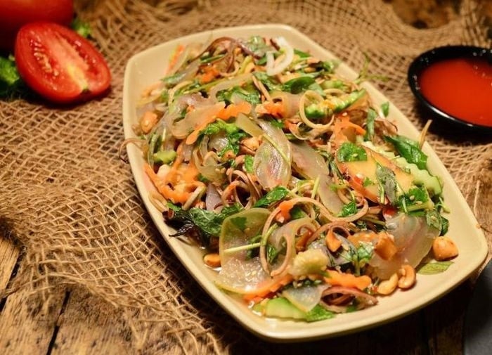 Nộm da trâu Mộc Châu - Sơn La: Giòn giòn đậm đà chuẩn vị người dân tộc Thái