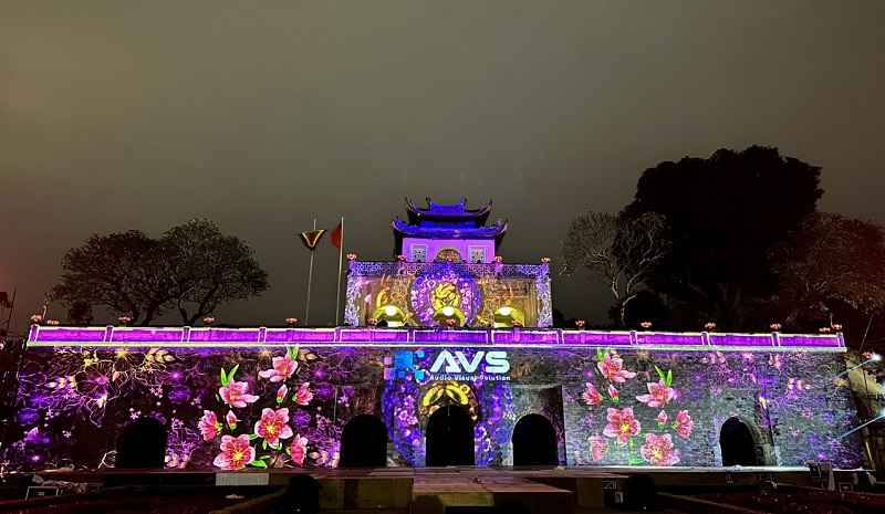 Dự Án 3D Mapping Hoàng Thành Thăng Long - “Happy Tết” 2024